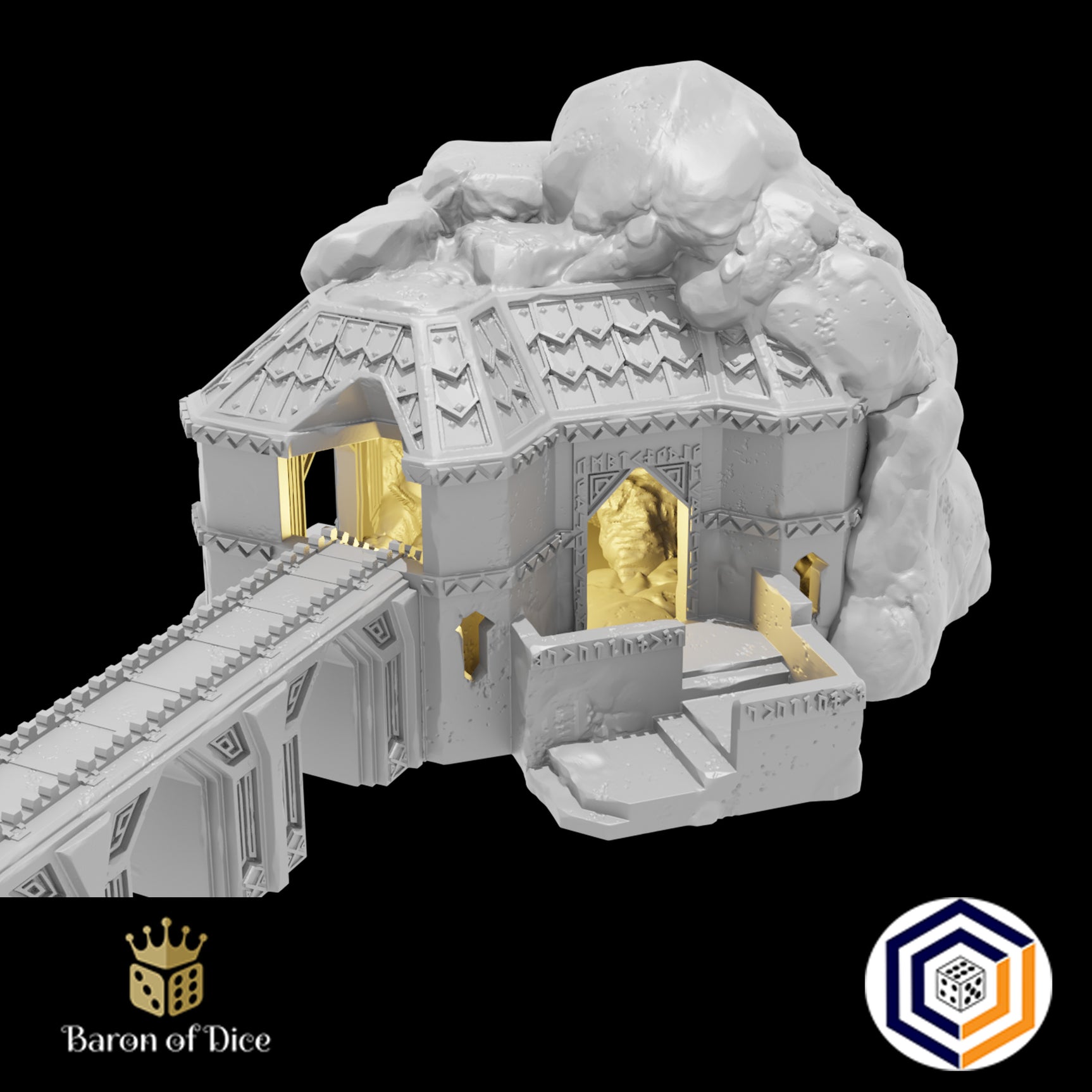 Kingdom of Durak Deep Dwarven Mineshaft (STL File)