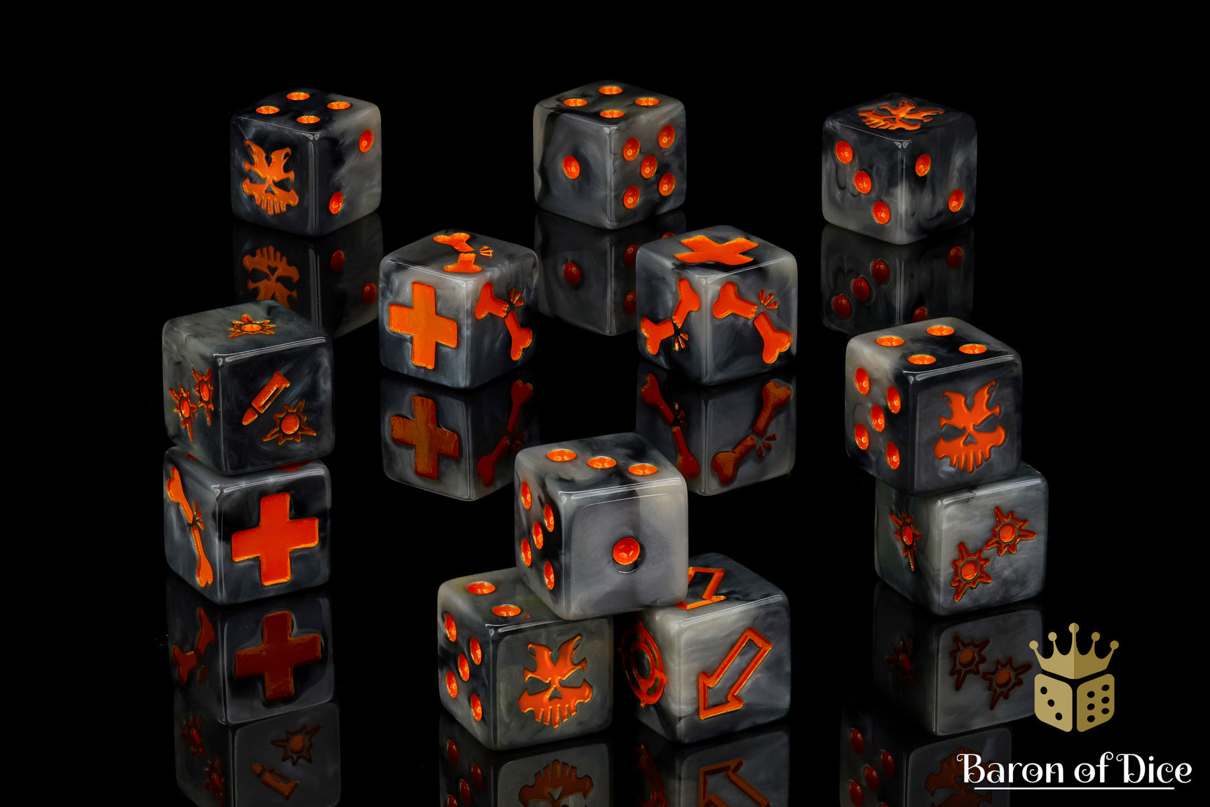 Iron Slag Dice - Skirmish Set