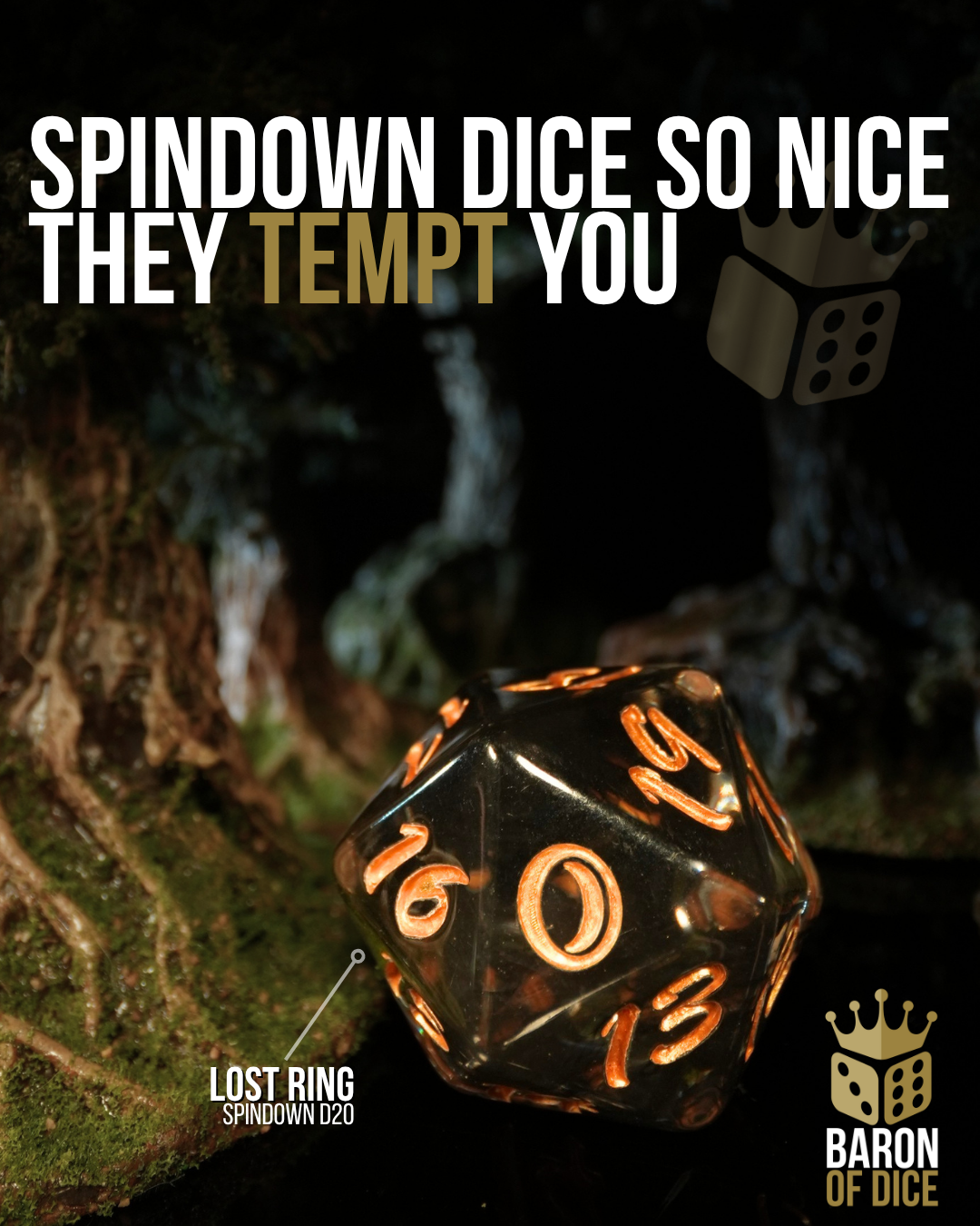 Oversized D20 Spindown | The Known World