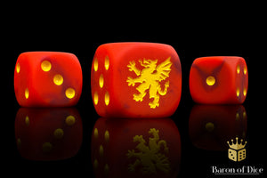 Heraldry Dice - Red