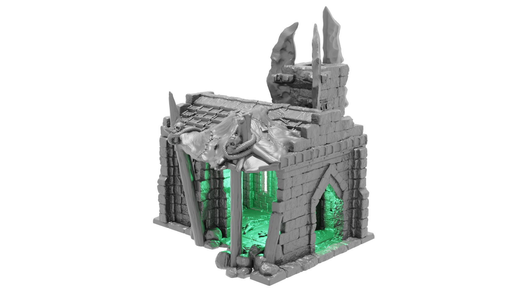 Kingdom of Azragor Orcish House (STL File)