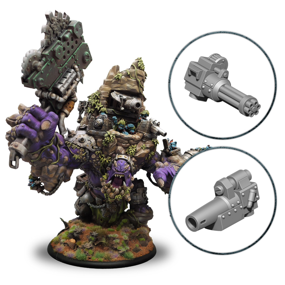 Warmachine: Southern Kriels Kithguard Fortress King