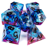 Electric Rave RPG Dice Set | 7 Pieces