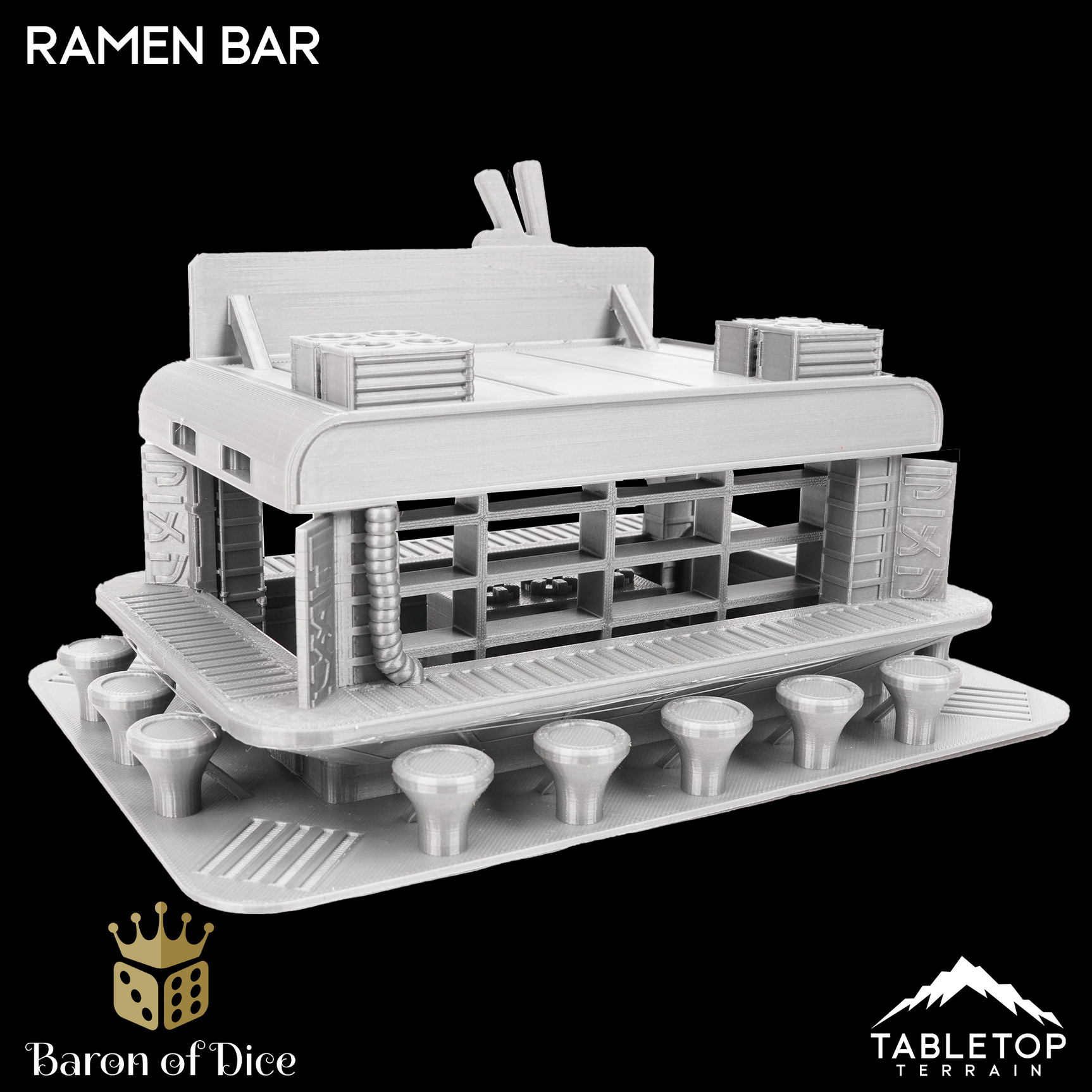 Ramen Bar - Cyberpunk Building