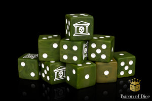 Military Gate Dice - Military Green