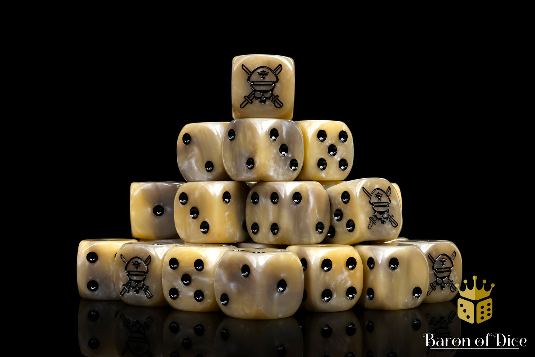 Military Sergeant Dice - Desert