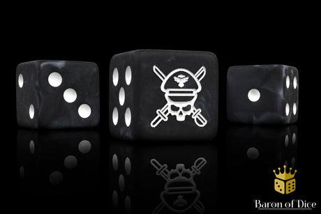 Military Sergeant Dice - Black