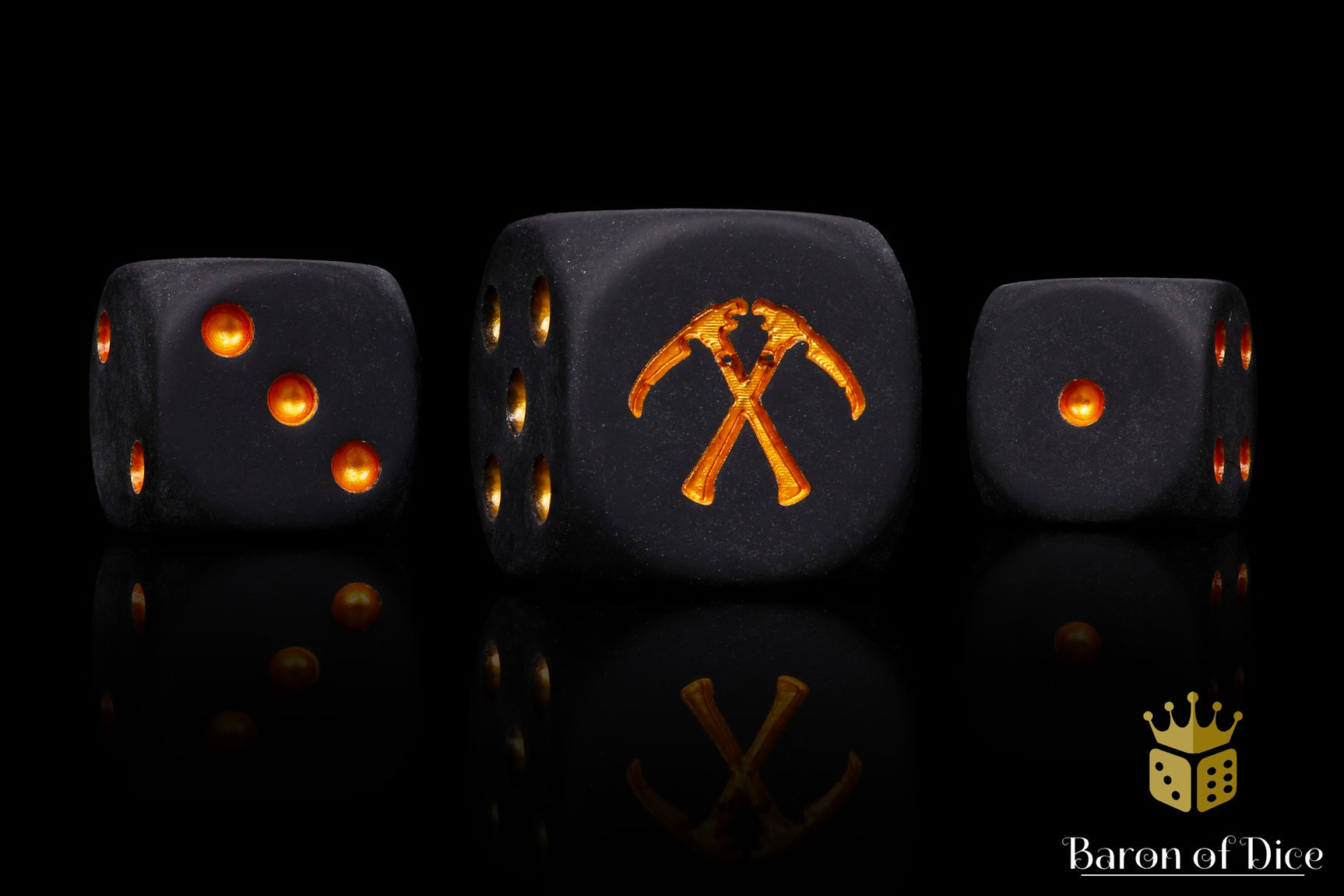 Crossed Scythes 16mm Dice
