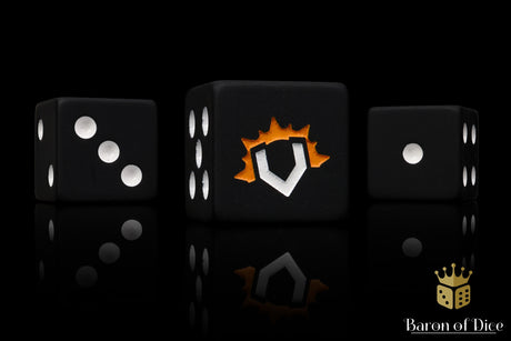 Chapter Master Valrak Official Dice - Black