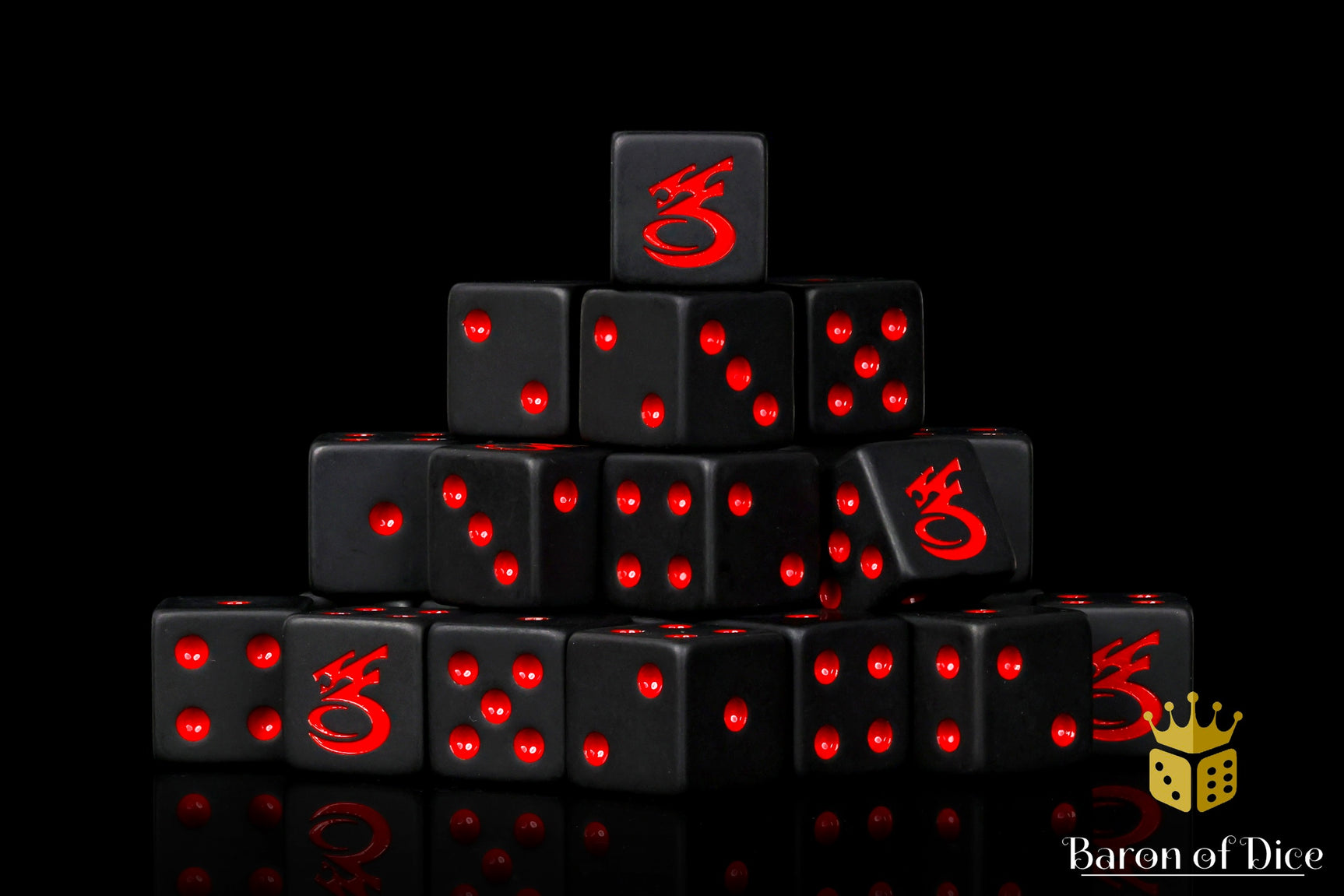 Space Corsairs Dice - Matte Black