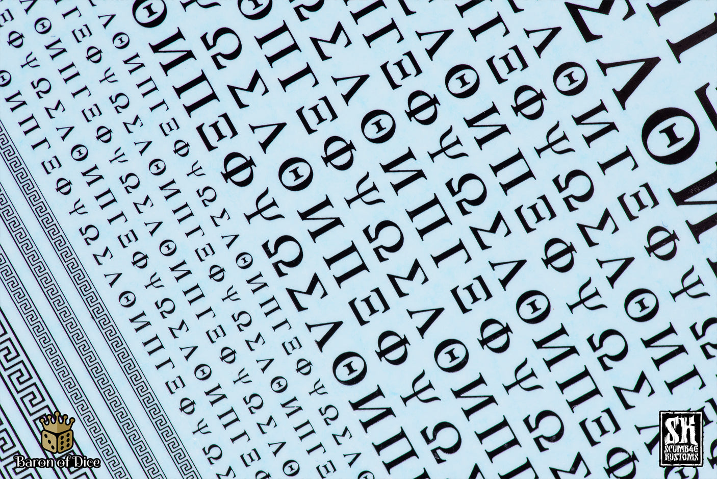 Greek Symbols A