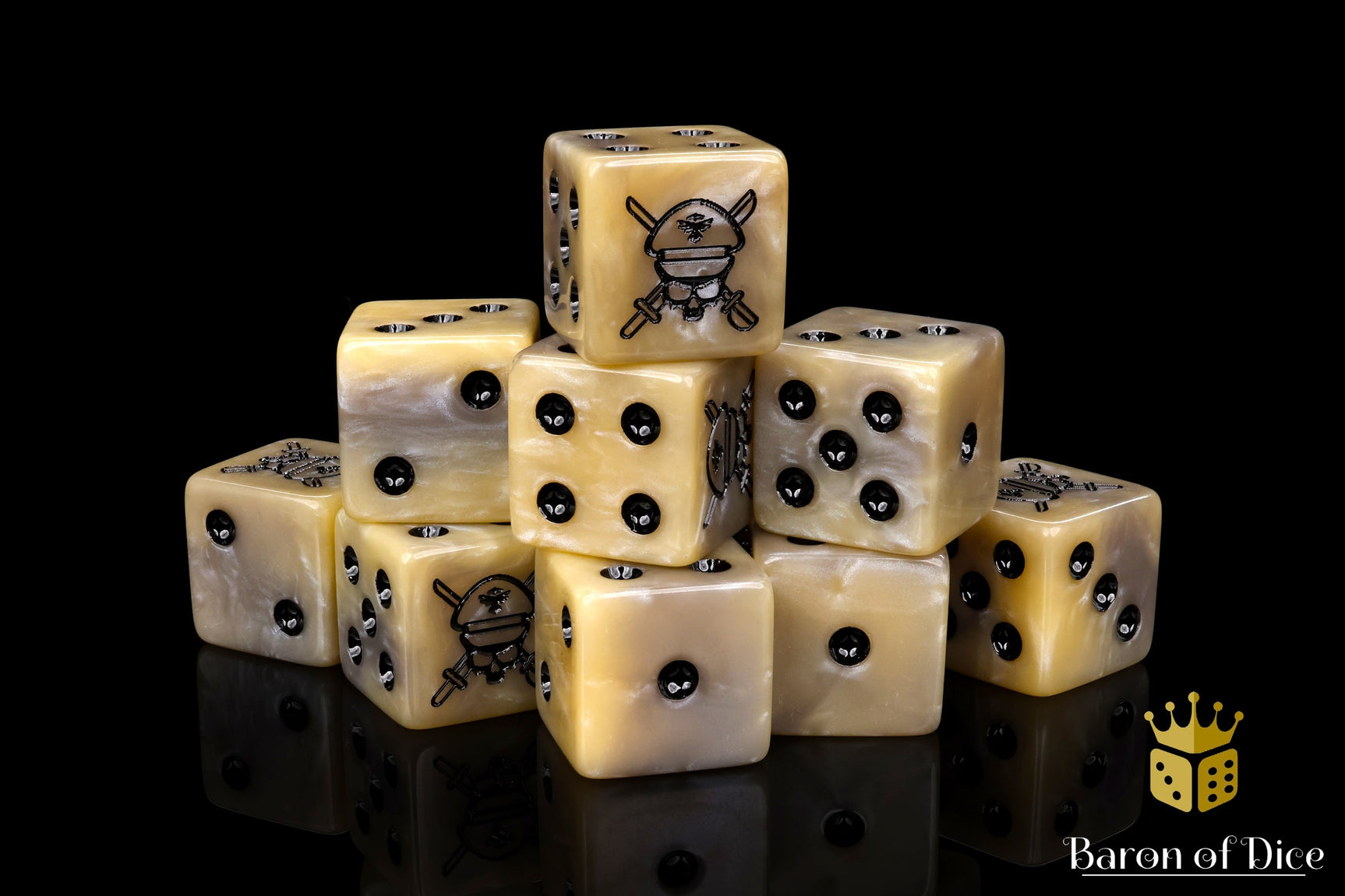 Military Sergeant Dice - Desert