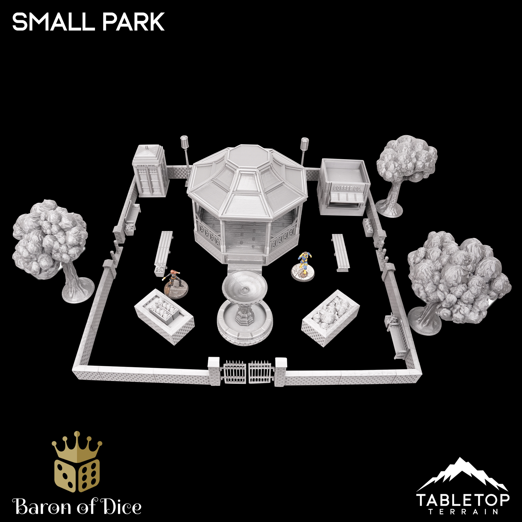 Small Park - Marvel Crisis Protocol Terrain