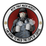 Premium Vinyl Stickers - Two Cups For Heresy
