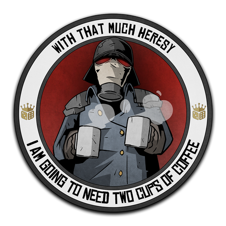 Premium Vinyl Stickers - Two Cups For Heresy