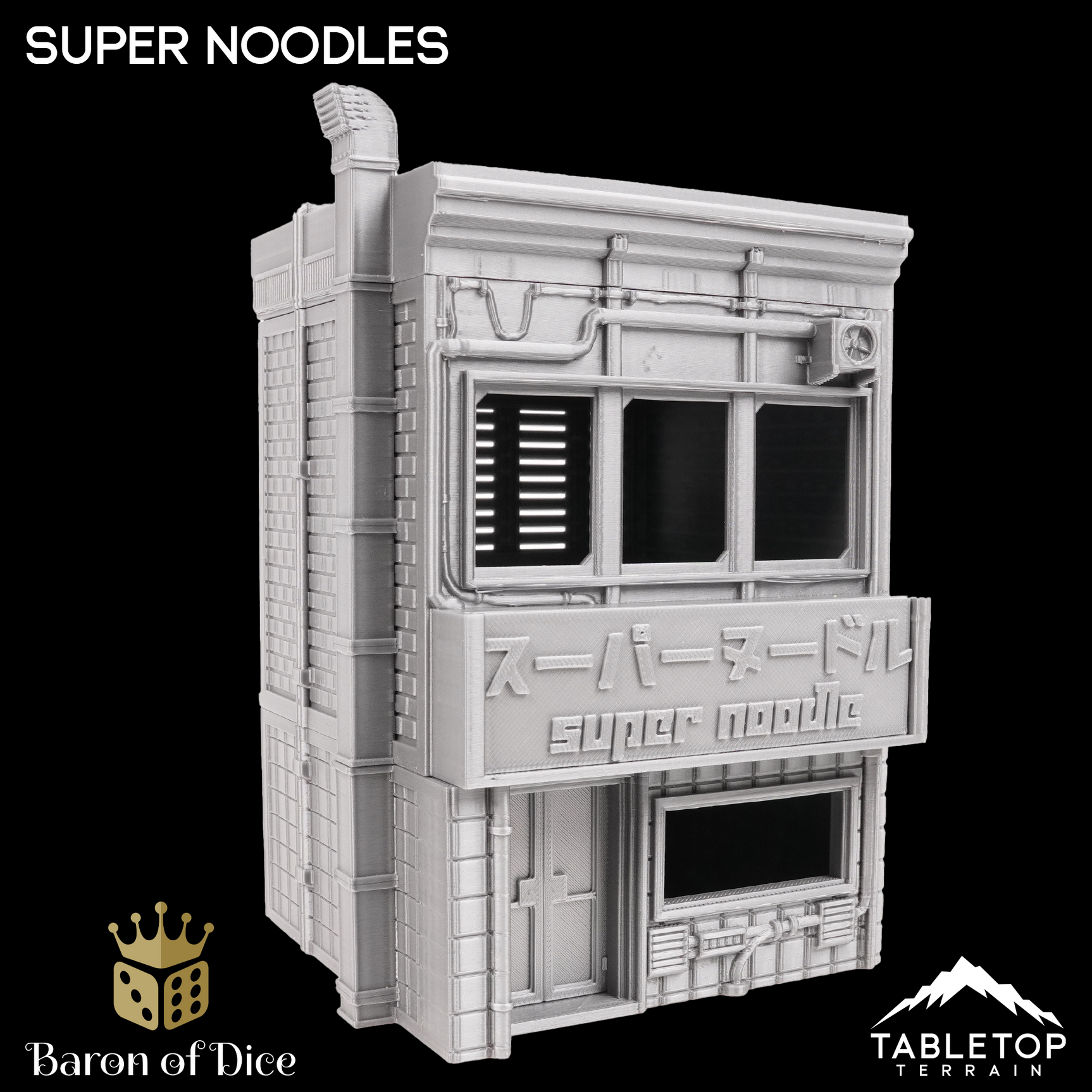 Cyberpunk Super Noodles - Cyberpunk Building