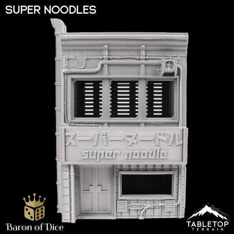 Cyberpunk Super Noodles - Cyberpunk Building