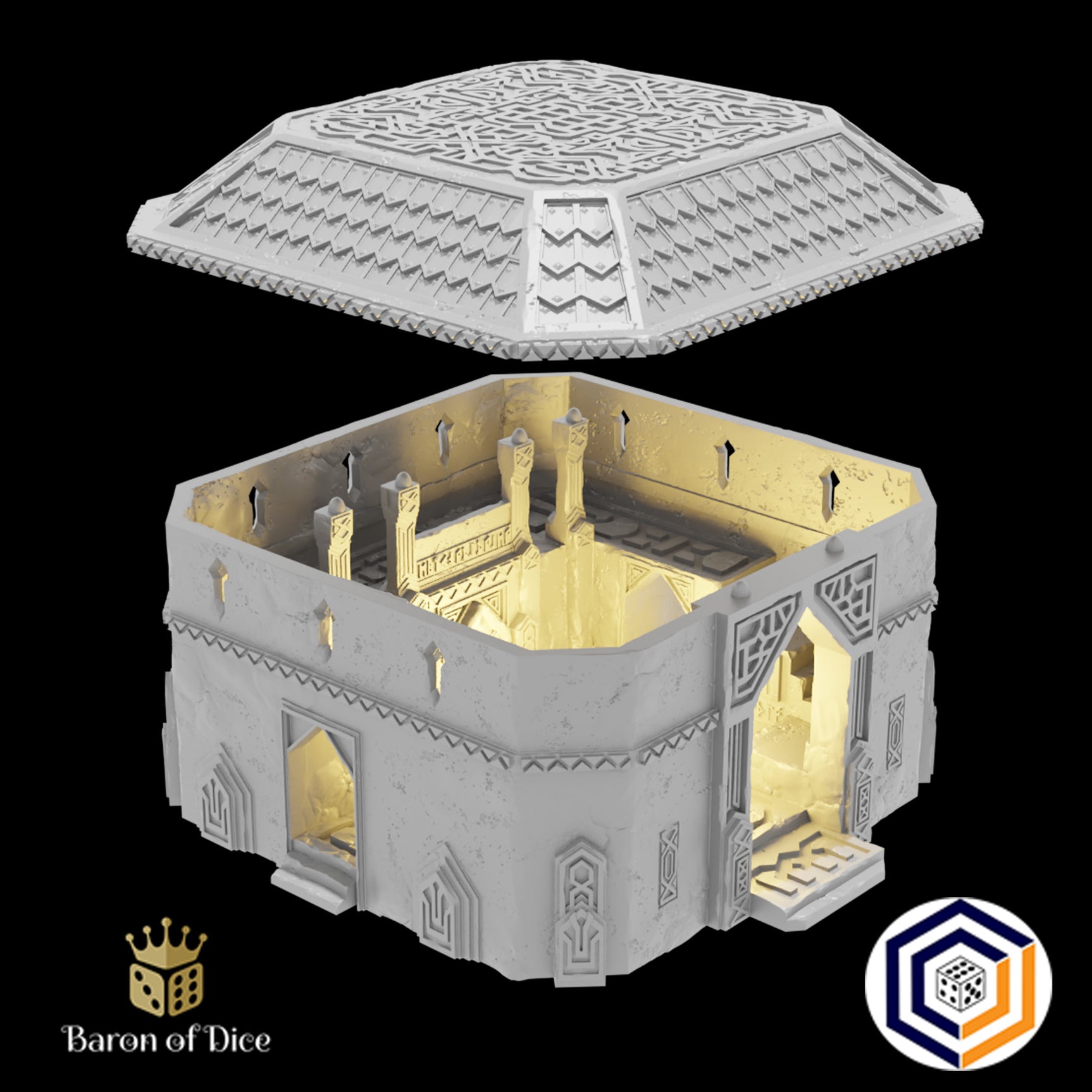 Kingdom of Durak Deep Dwarven Tomb of Kings (STL File)