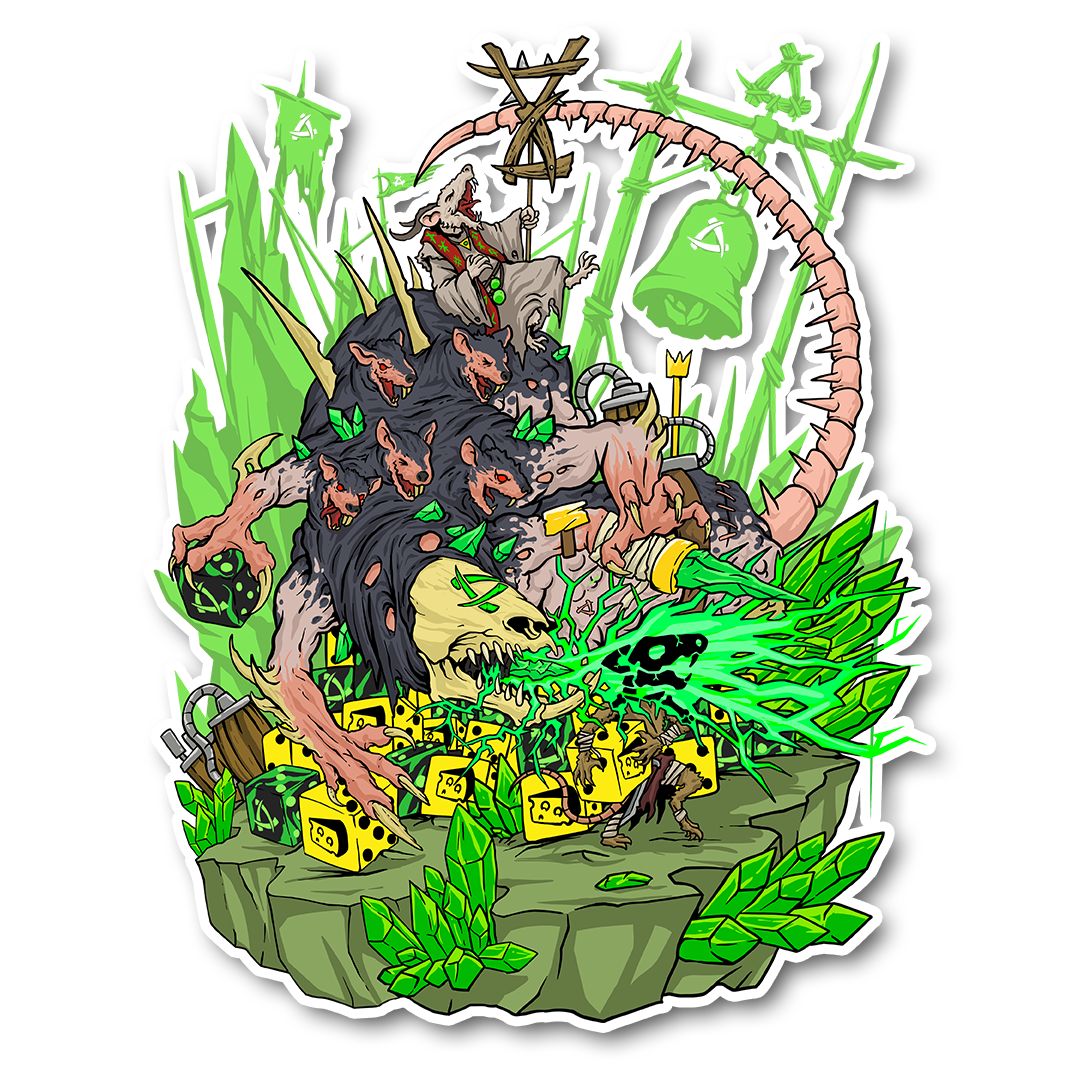 Premium Vinyl Stickers - My My Cheese!