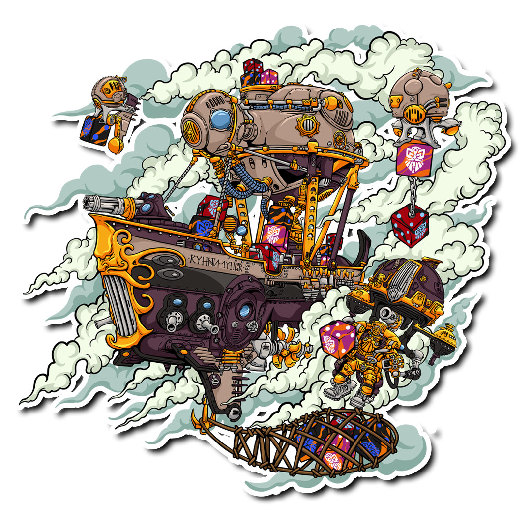 Premium Vinyl Stickers - Sky Dwarves