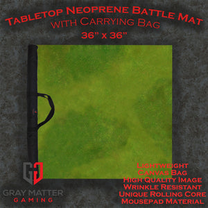 Verdant Fields 2 - Neoprene Battle Mat - Warhammer, AoS, 40K, Kill Team, MCP, Shatterpoint, Legion, More