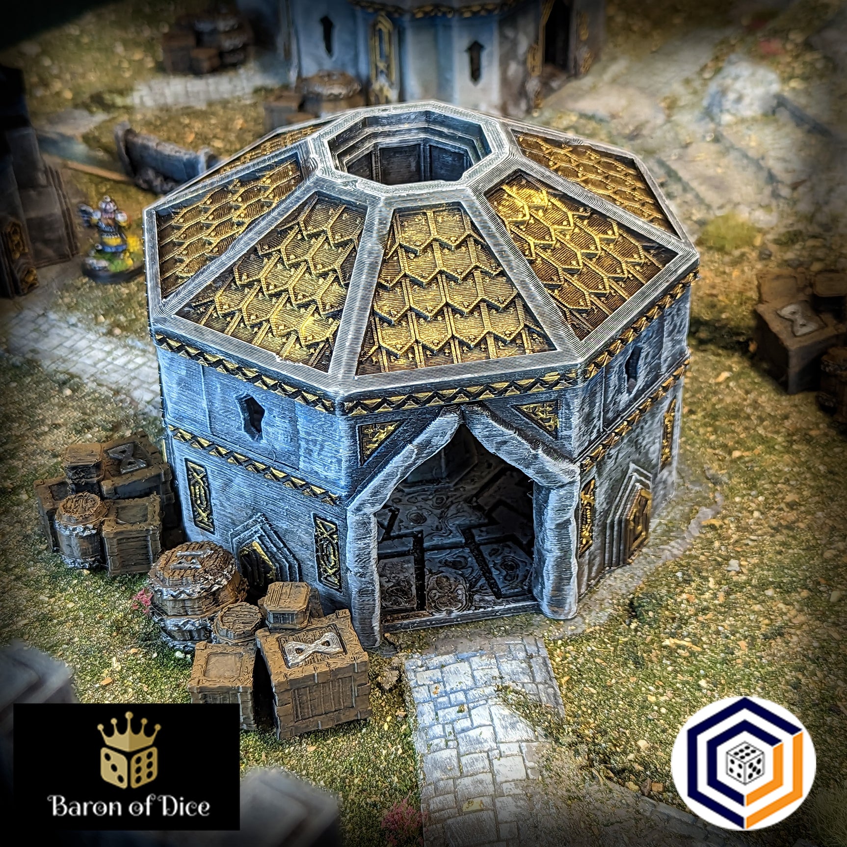 Kingdom of Durak Deep Dwarven Wellhouse (STL File)