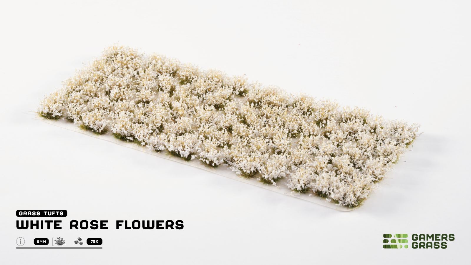 Gamers Grass - Flower Tuft Set - White Rose