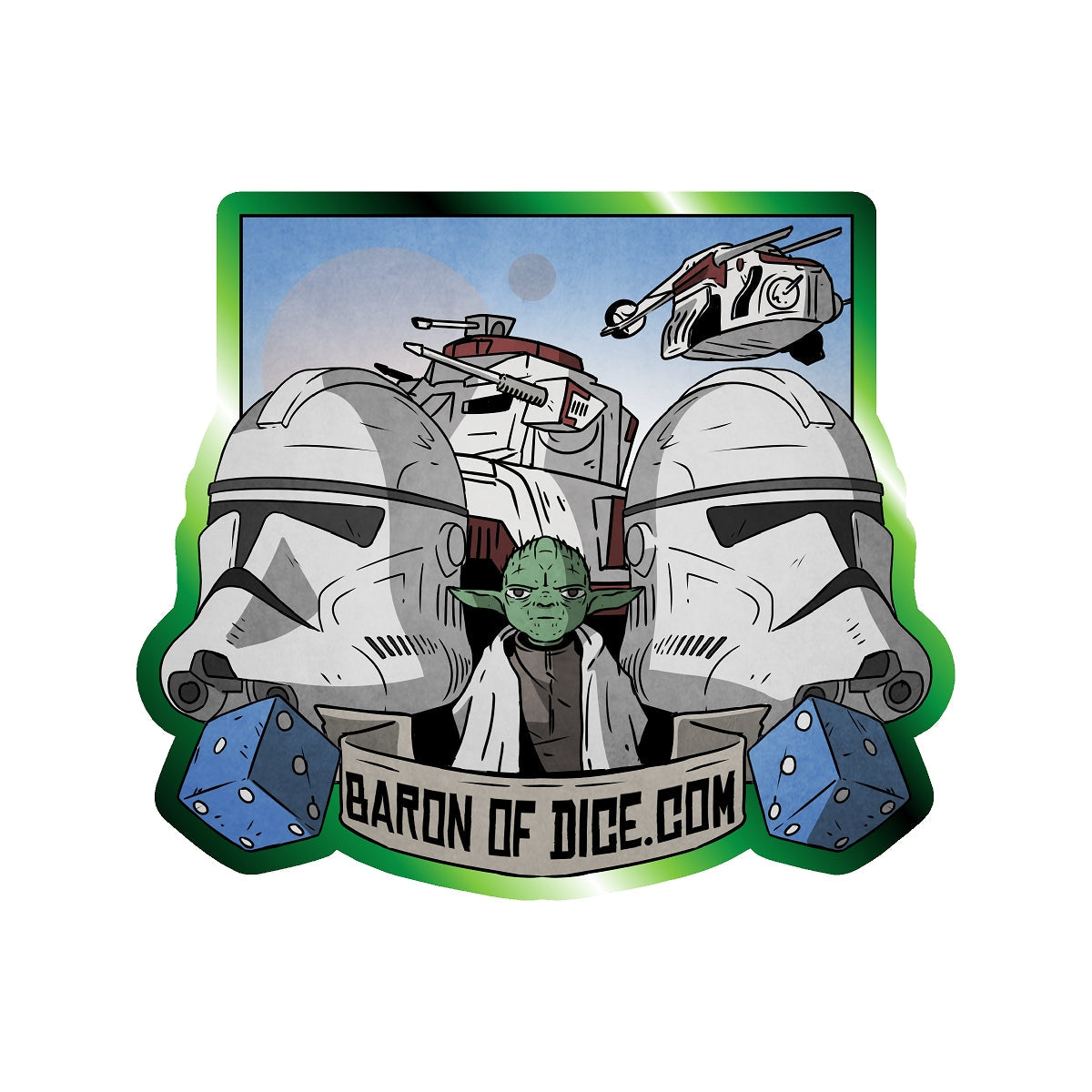 Premium Vinyl Stickers - Democracy!