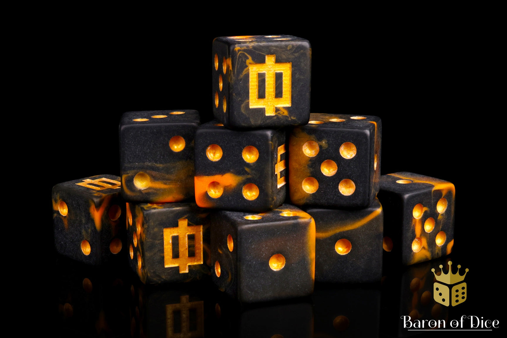 Lava Rune Dice