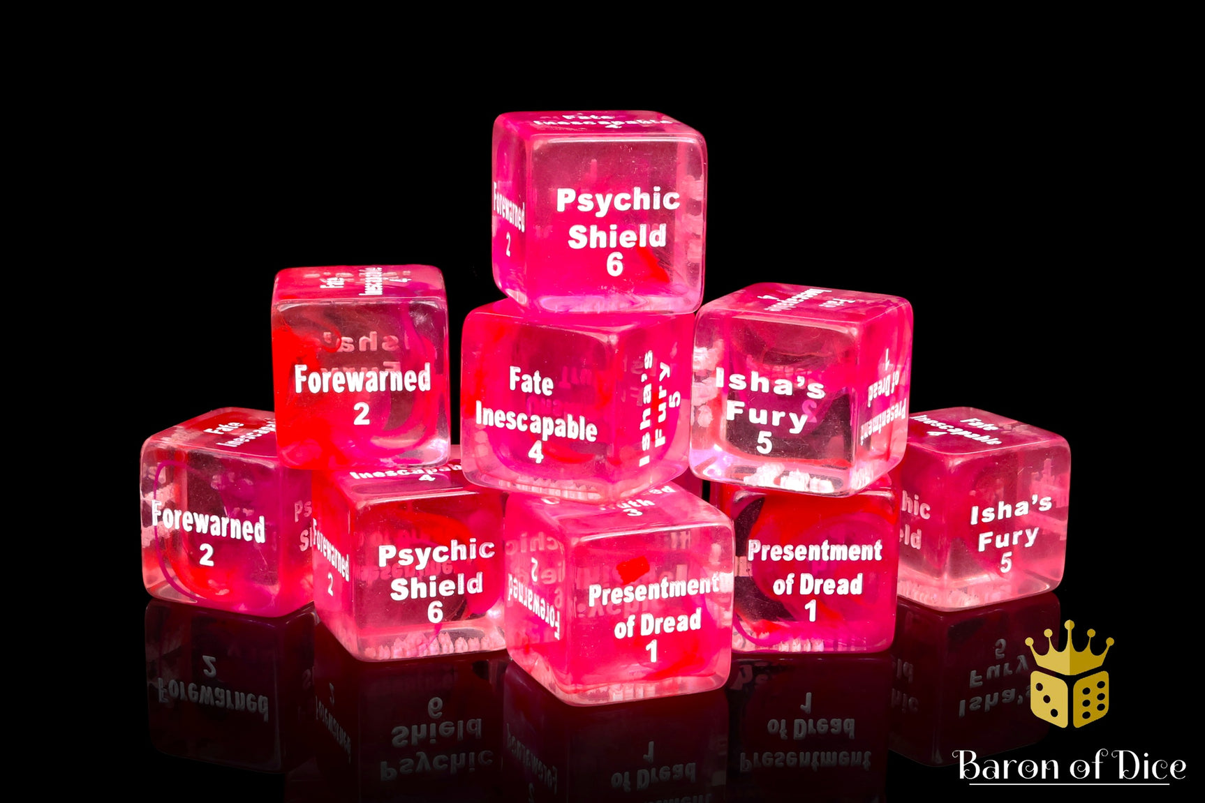 Strands of Fate Dice - 10th Edition - Red