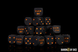 F**k Me & F**k You Dice | Matte Black