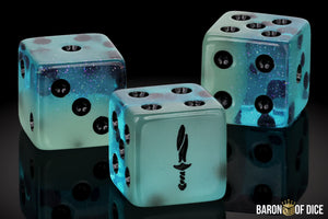 Moonlit Sword, 16mm Dice