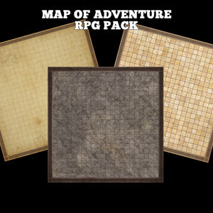 Mats by Mars: +1 Map of Adventure RPG Pack