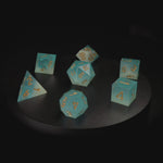 Blue Water Sharp Edge RPG Dice Set - 7 Pieces