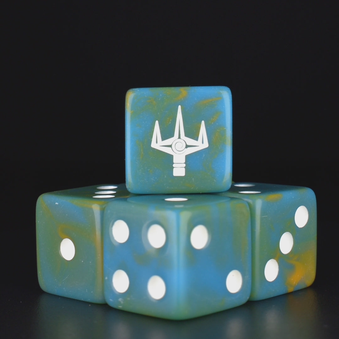 Kings of War: Trident Realm - Official Dice Set