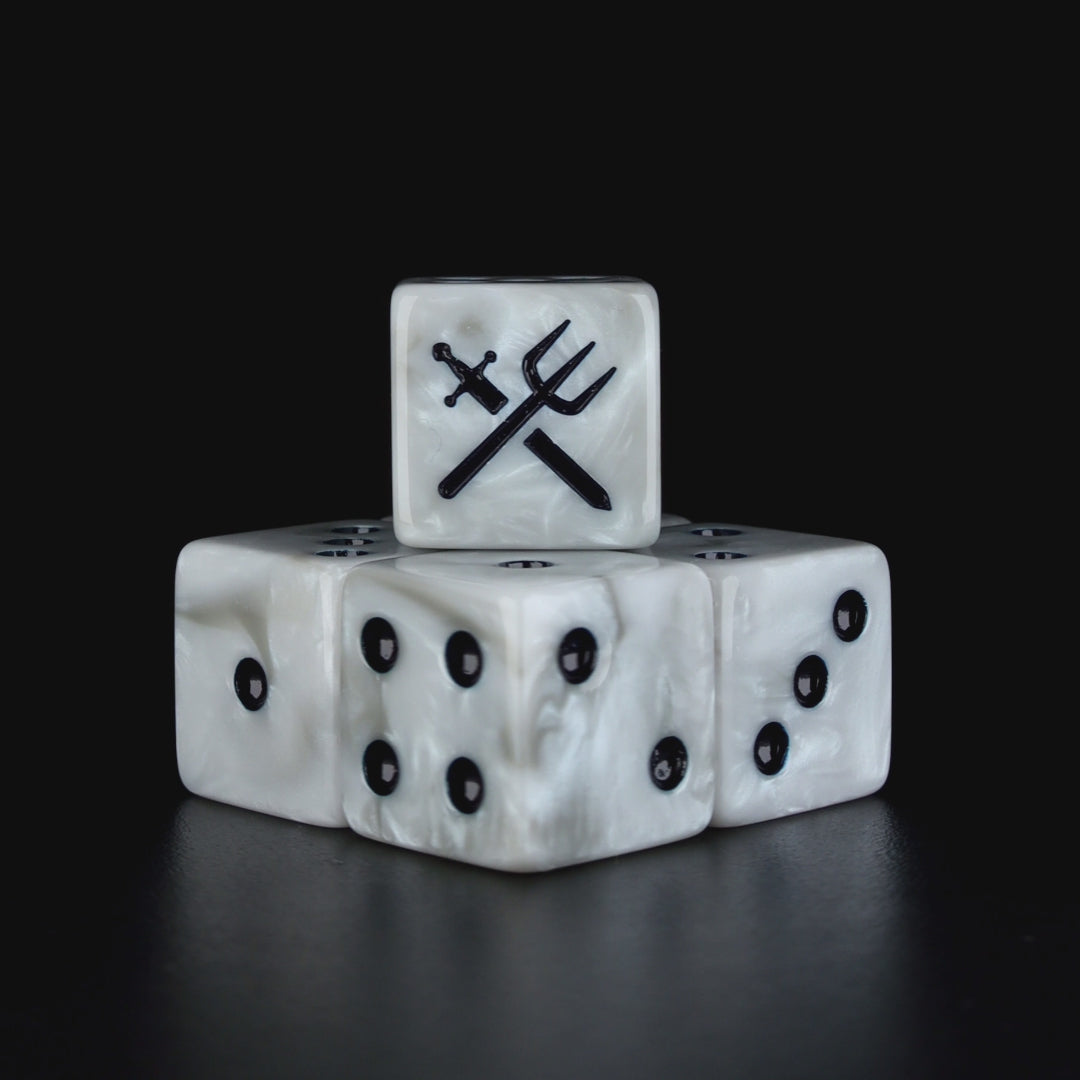 Lake Militia Dice - Crossed Weapons