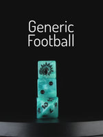 Ethereal Blue - Bloody Football Dice (Set of 7)