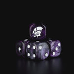 Alien Dice - Purple & White