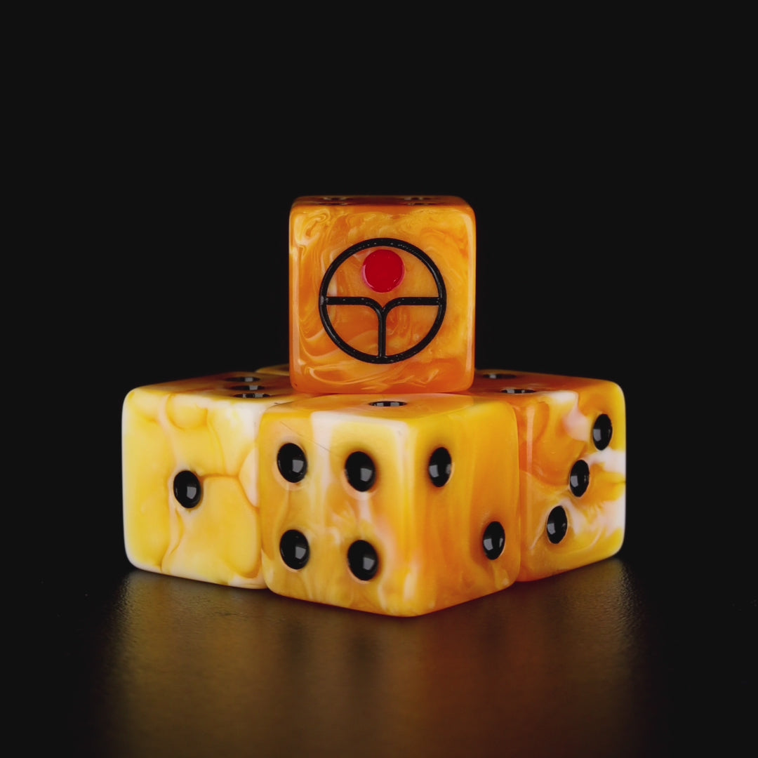 Universal Peace Dice - Ochre