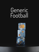 Titanium - Bloody Football Dice (Set of 7)