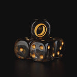 Translucent Gold Ring Dice