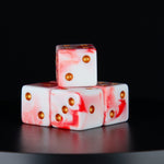 Fleur De Lis Dice - Bloody Rose