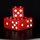 Robot Helm Dice - Red