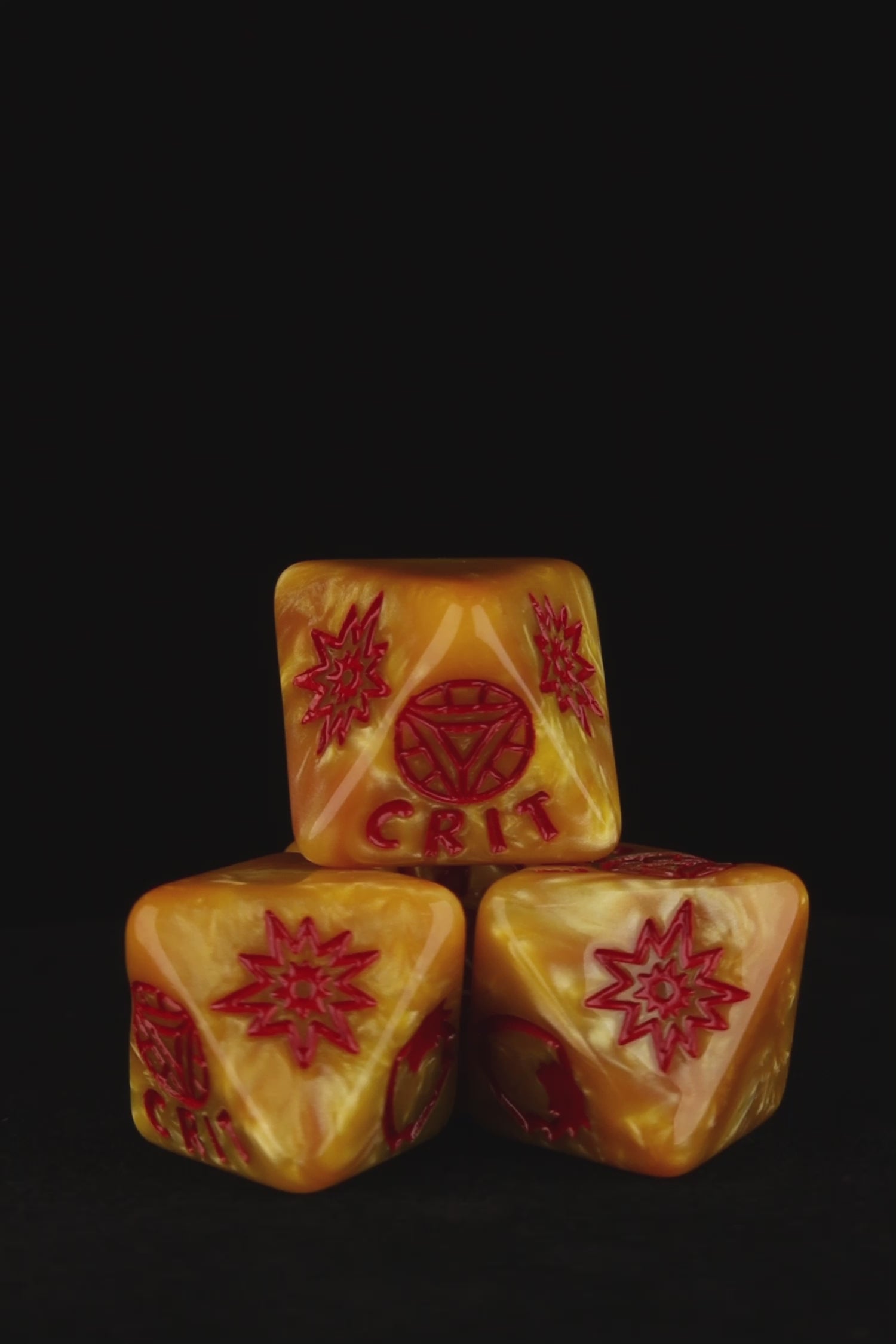 Nuclear Reactor D8 Dice Set