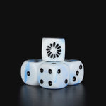 Fanged Maw Dice - White Ice