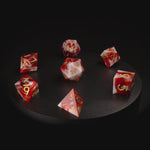 Carnage Sharp Edge RPG Dice Set - 7 Pieces