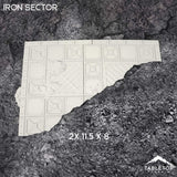 Tabletop Terrain Accessory 11e Iron Sector Template Set
