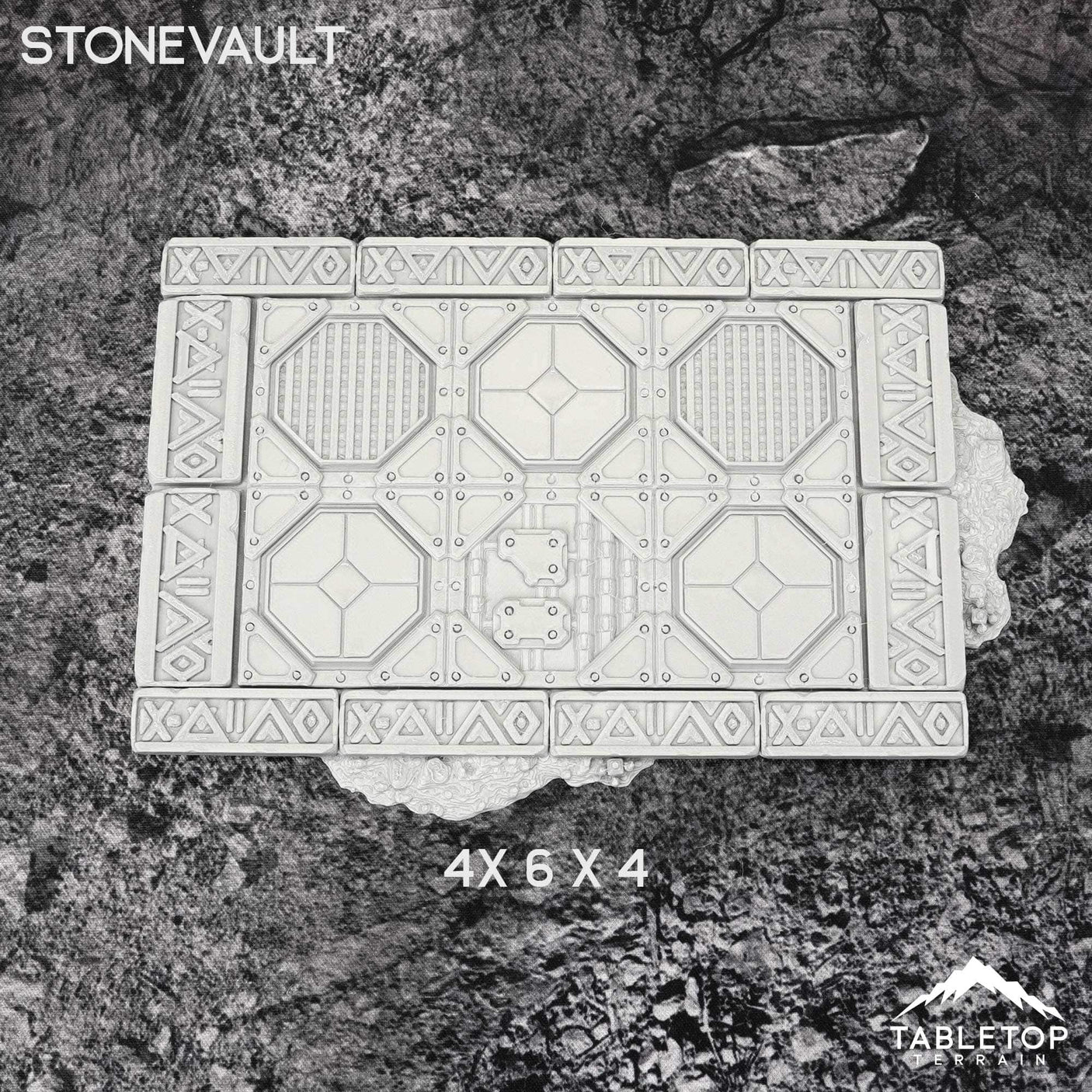 Tabletop Terrain Accessory 11e Stonevault Template Set