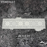 Tabletop Terrain Accessory 11e Stonevault Template Set