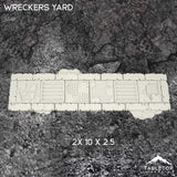 Tabletop Terrain Accessory 11e Wreckers Yard Template Set